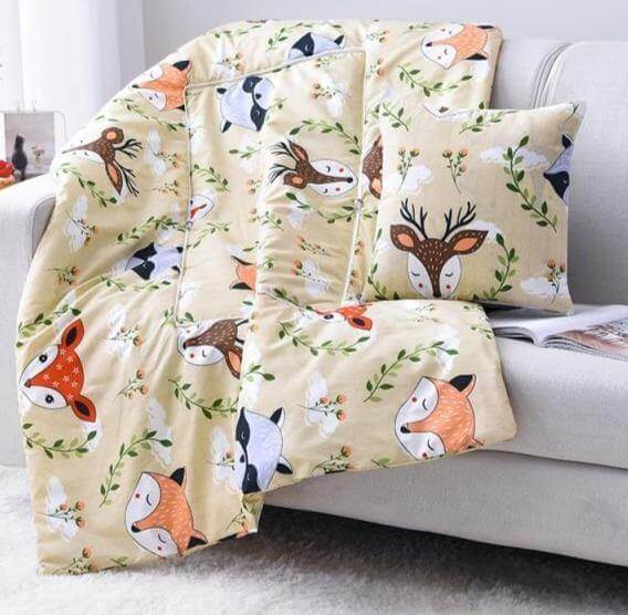 Stornfield | 2-in-1 Pillow Blanket Colorful Cartoon