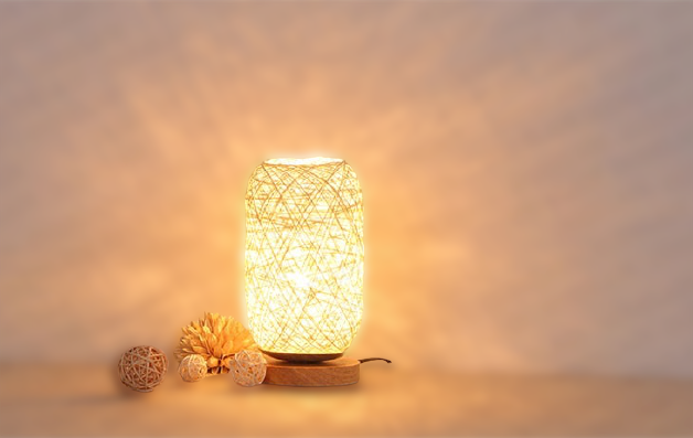 Stornfield | Rattan Wood Table Lamp