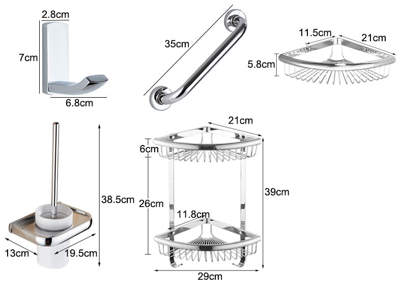 Stornfield | Original Bathroom Hardware Set