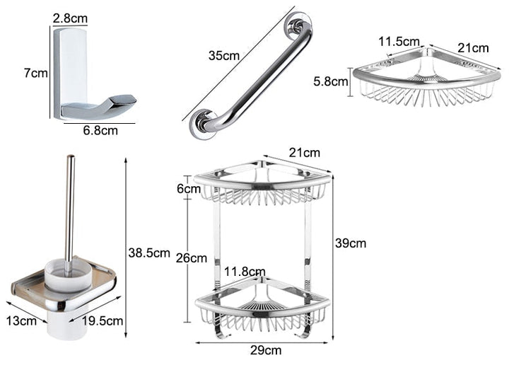 Stornfield | Original Bathroom Hardware Set