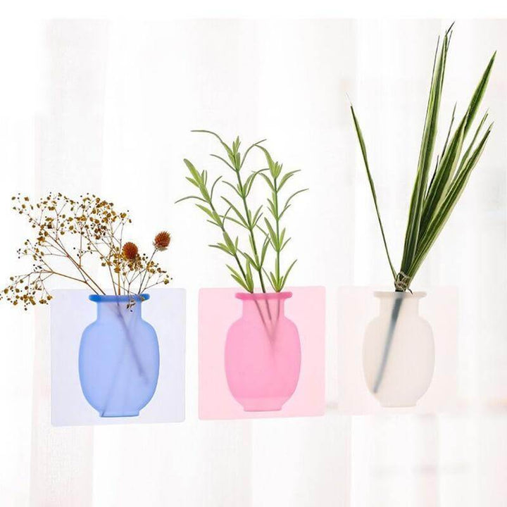 Sticky Silicone Plant Flower Vase | Stornfield