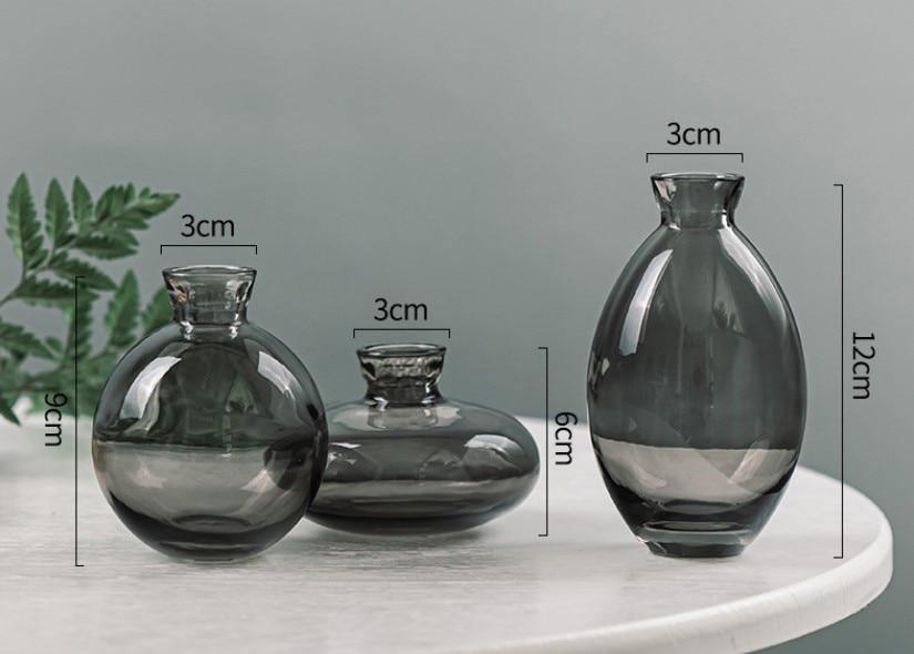 Stornfield | TrioVase Glass Vase Set | Elegant Design | Perfect Decoration | Available in multiple colors