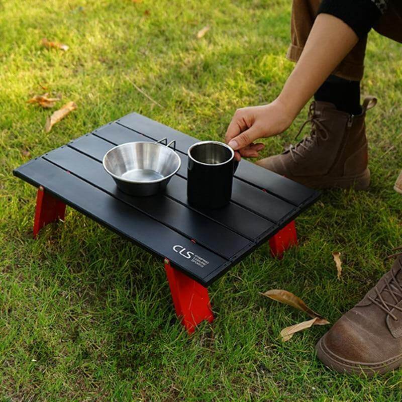 Mini Black Foldable Outdoor Table | Stornfield