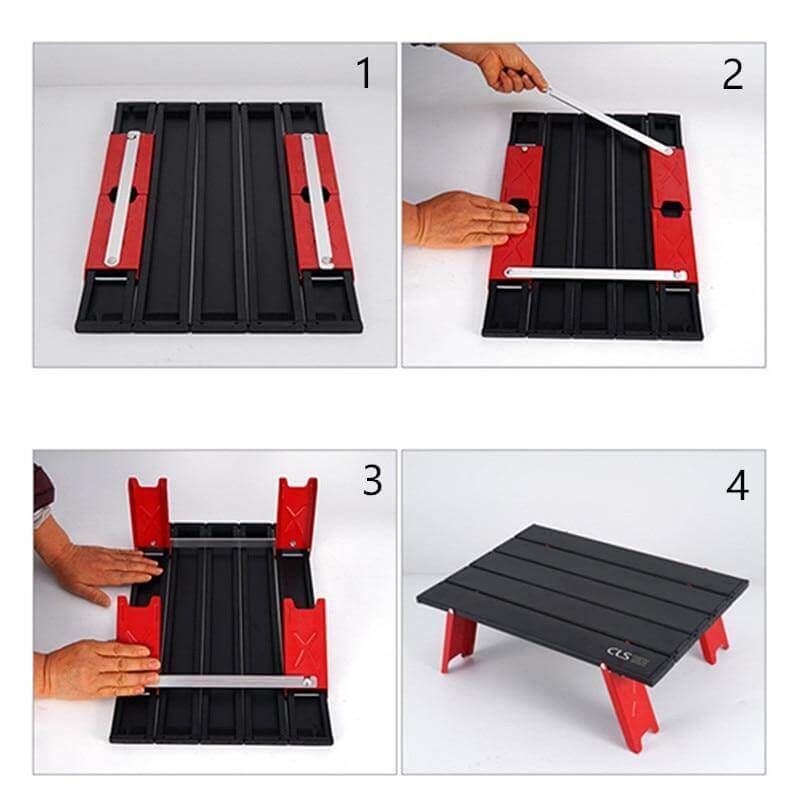 Mini Black Foldable Outdoor Table | Stornfield