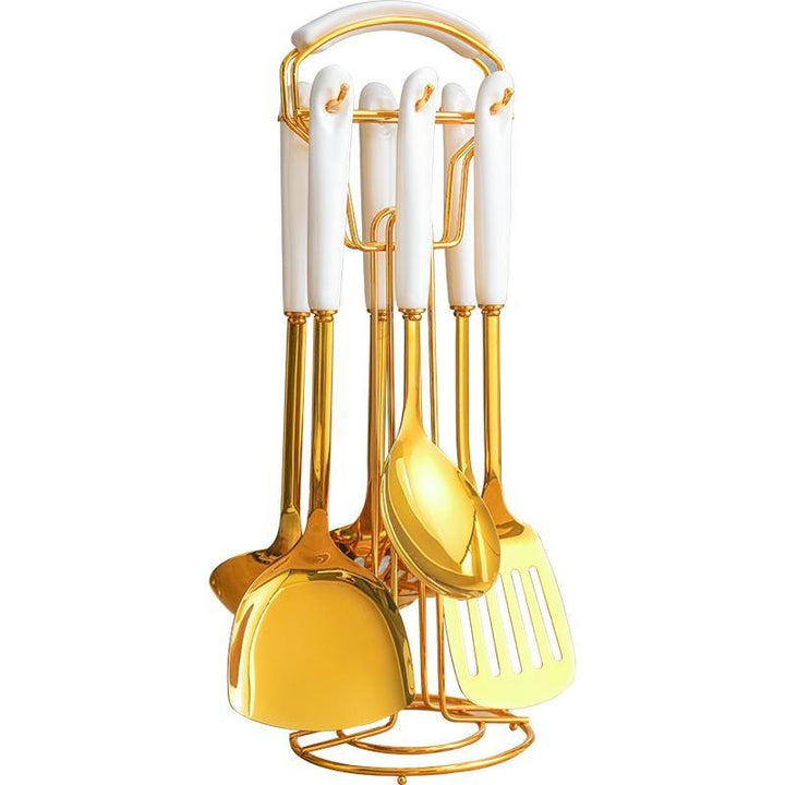Stornfield | Gold Cookware Set with Stand