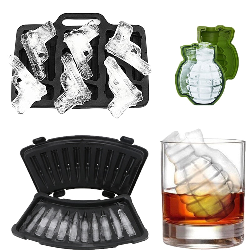 3D Gothic Skull Ice Cube Maker | Stonrfield