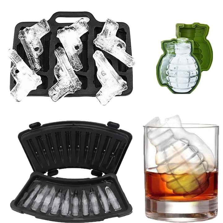 3D Gothic Skull Ice Cube Maker | Stonrfield