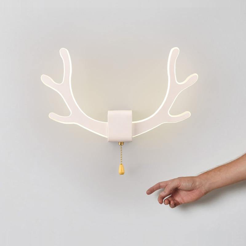 Creative Deer Antler Wall Lamp with Motion Sensor | Stornfield
