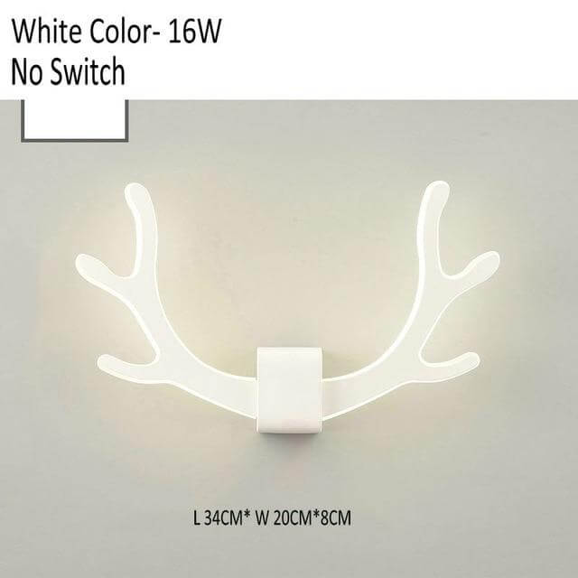 Creative Deer Antler Wall Lamp with Motion Sensor | Stornfield