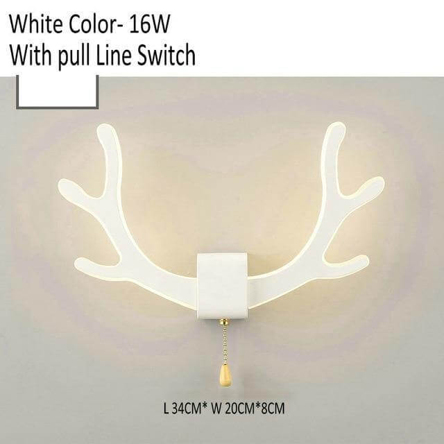 Creative Deer Antler Wall Lamp with Motion Sensor | Stornfield