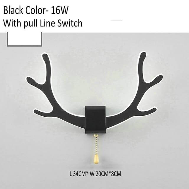 Creative Deer Antler Wall Lamp with Motion Sensor | Stornfield