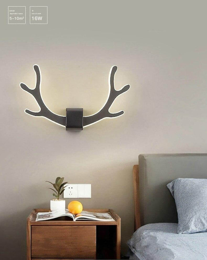 Creative Deer Antler Wall Lamp with Motion Sensor | Stornfield