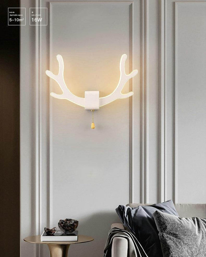 Creative Deer Antler Wall Lamp with Motion Sensor | Stornfield