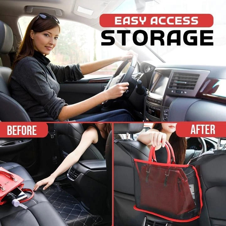 Car Net Pocket Handbag Holder | Stornfield