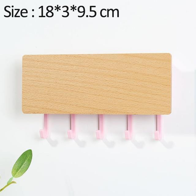 Stornfield | KeyOrganize Wooden Wall Key Holder | Multifunctional & Stylish | Wall Decor & Storage
