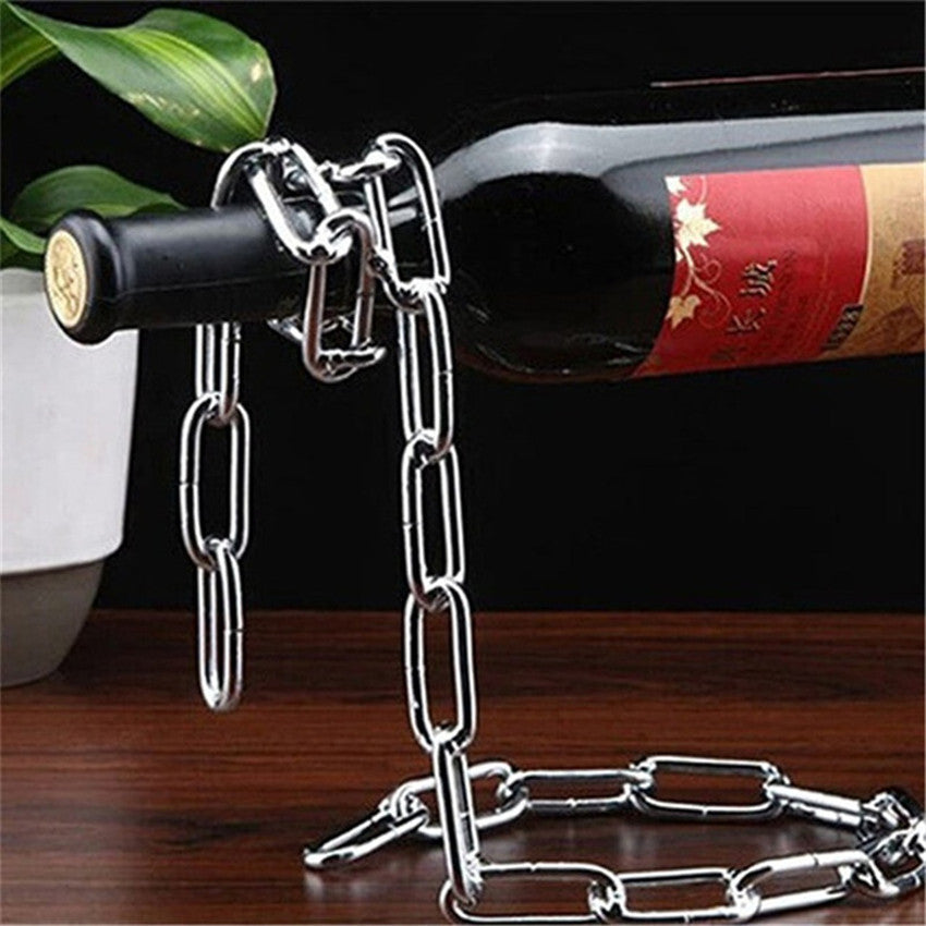 Hanging Magic Metal Wine Holder | Stornfield