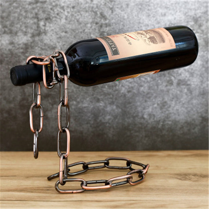 Hanging Magic Metal Wine Holder | Stornfield