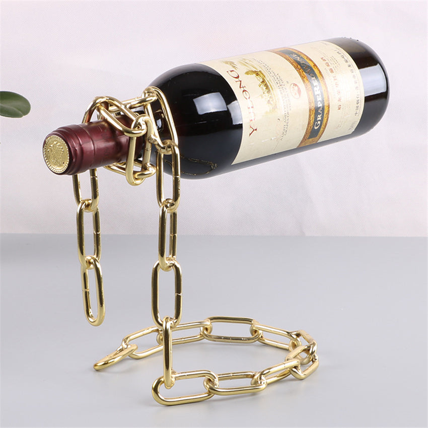Hanging Magic Metal Wine Holder | Stornfield