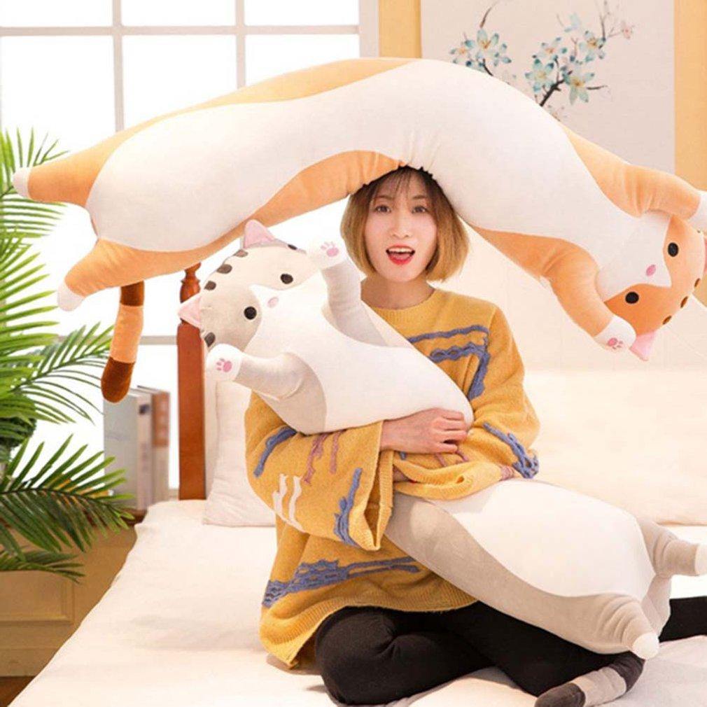 Cute Cat Soft Long Cat Plush Pillow | Stornfield
