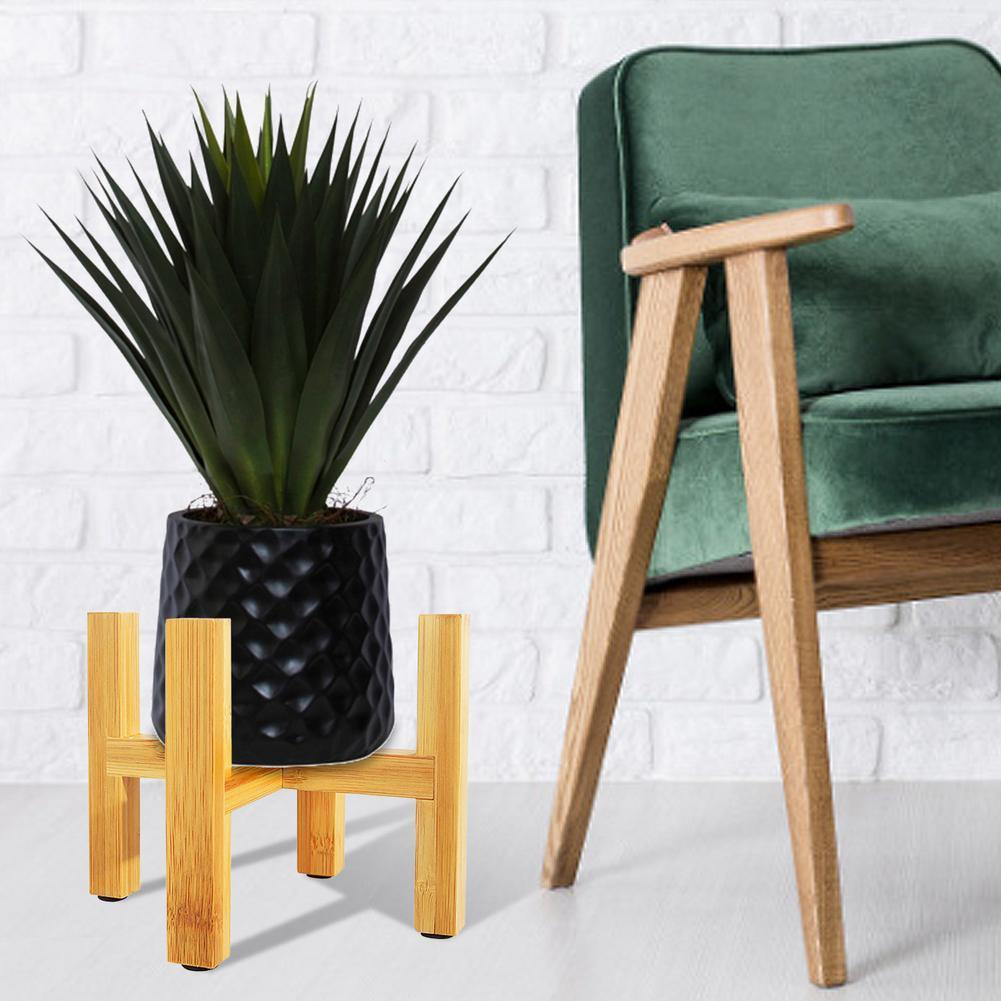 Stornfield | BambooElevate Bamboo Wood Plant Stand | Adjustable and Stable | Perfect for Indoors