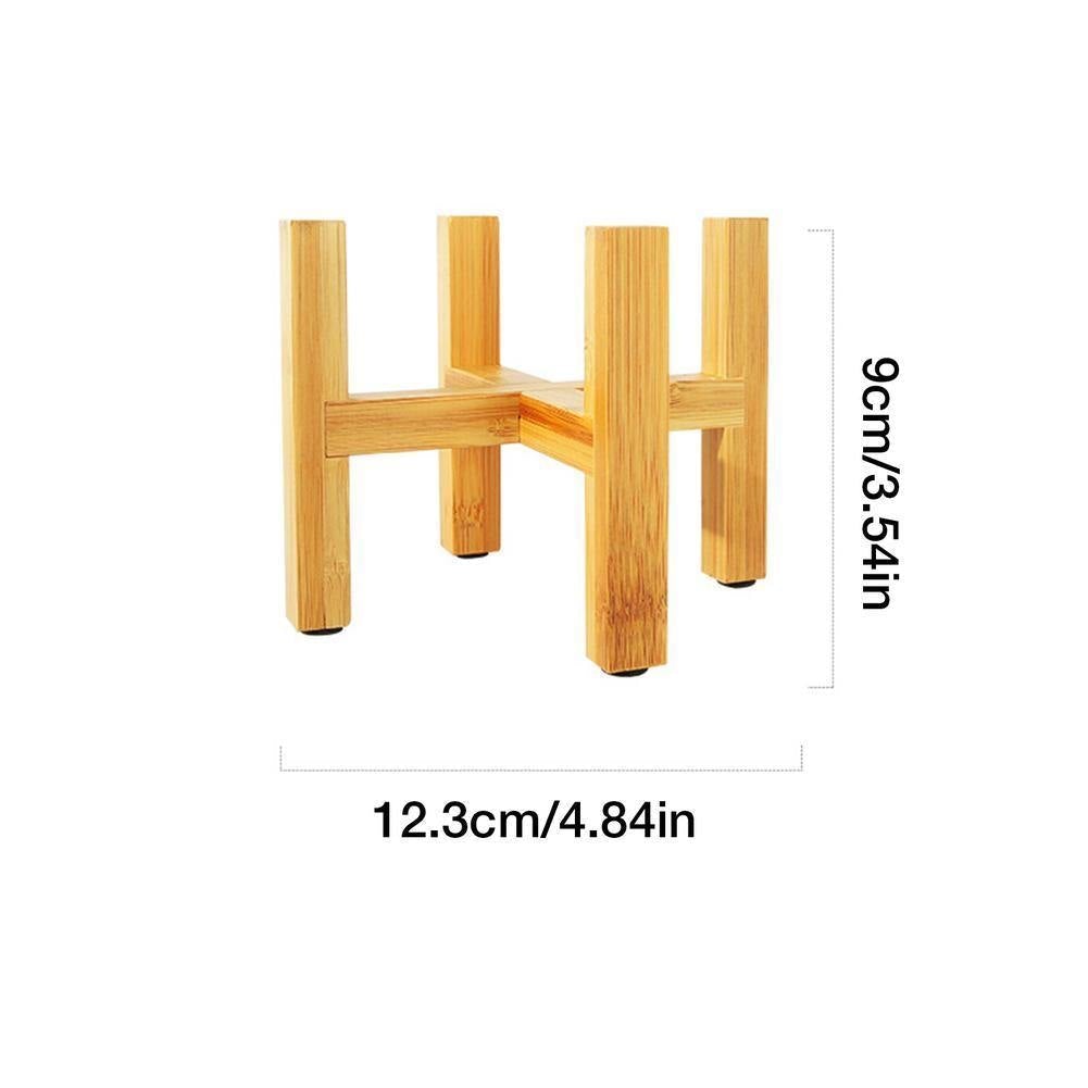 Stornfield | BambooElevate Bamboo Wood Plant Stand | Adjustable and Stable | Perfect for Indoors