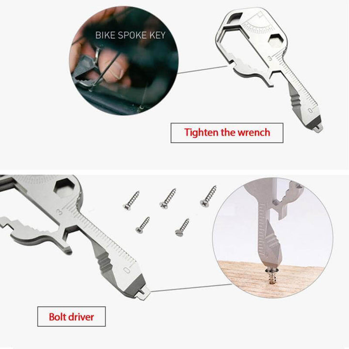 24 in 1 EDC Key Shaped Pocket Tool | Stornfield