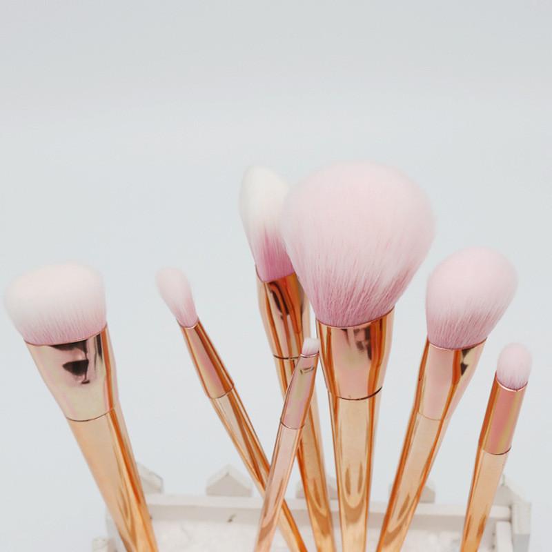 Rose Gold Contour Makeup Brushes - 7 Piece Set | Stornfield