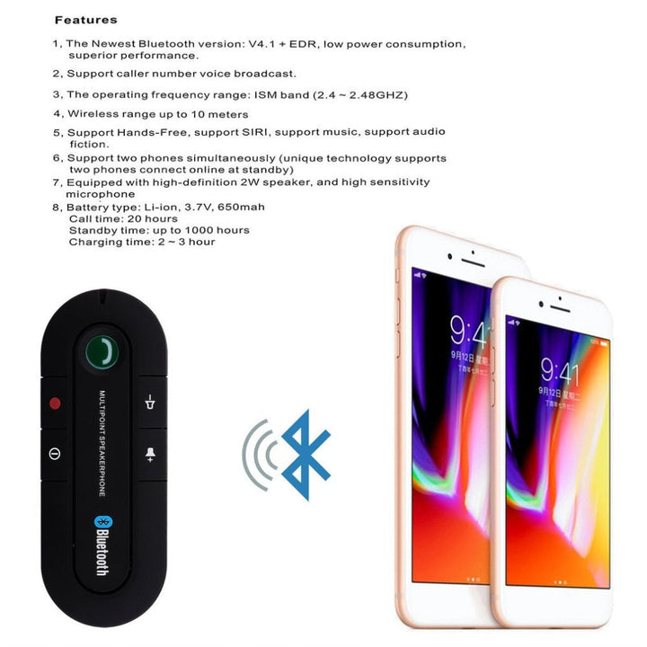 Stornfield | Bluetooth Hands-free Car Speaker