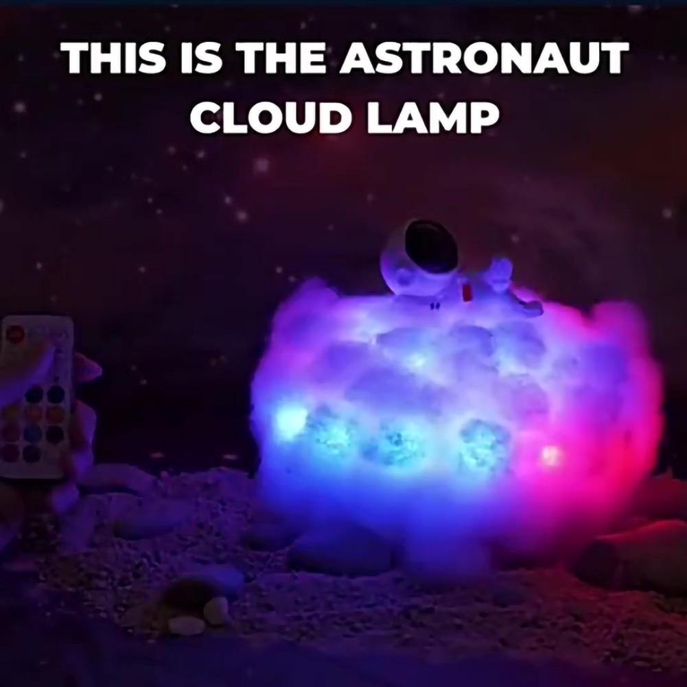 Astronaut Colorful Clouds Night Light | Stornfield