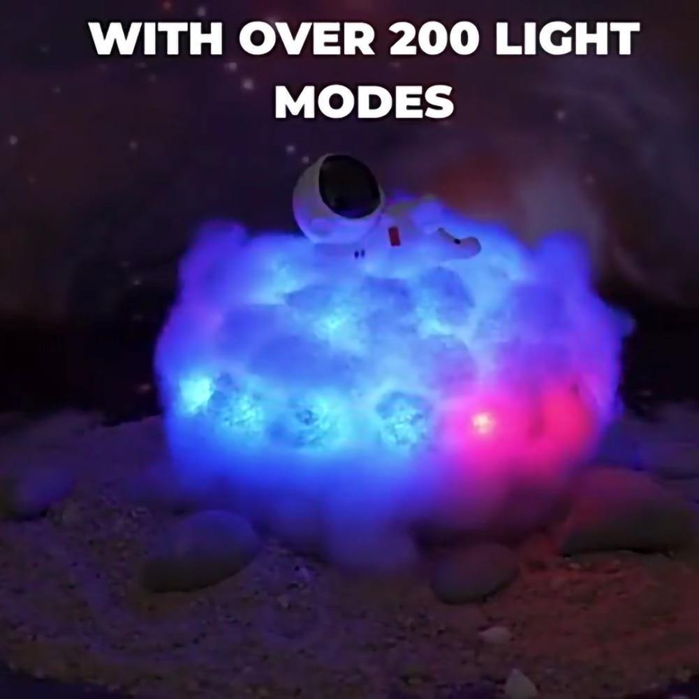 Astronaut Colorful Clouds Night Light | Stornfield