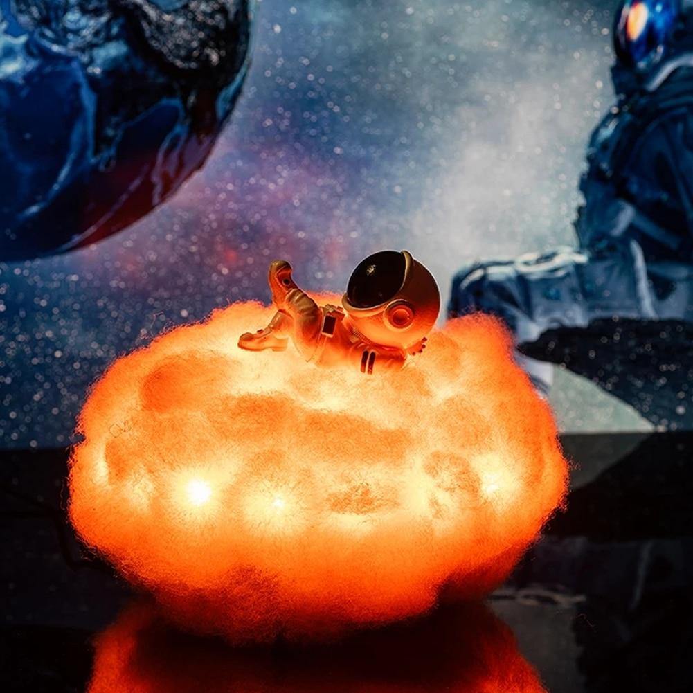 Astronaut Colorful Clouds Night Light | Stornfield