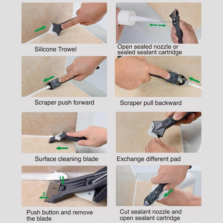 5in1 Silicone Remover Scraper Repair Tool | Stornfield