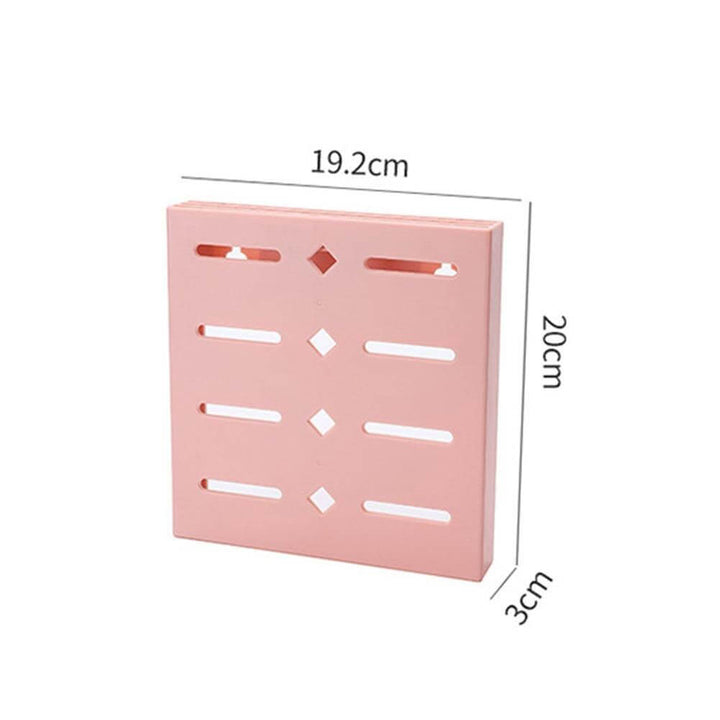 2PCS Square Pastel Mavi Wall-Mounted Knife Organizer | Stornfield