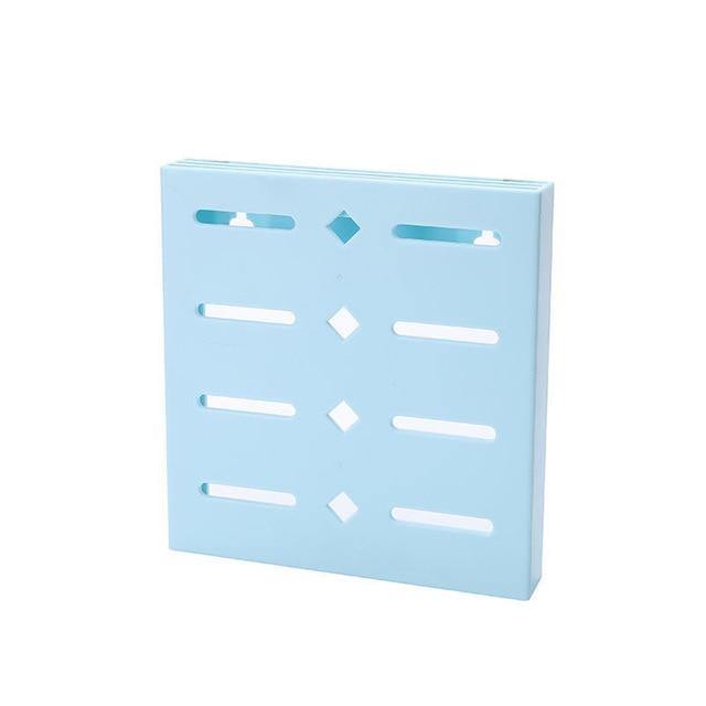 2PCS Square Pastel Mavi Wall-Mounted Knife Organizer | Stornfield