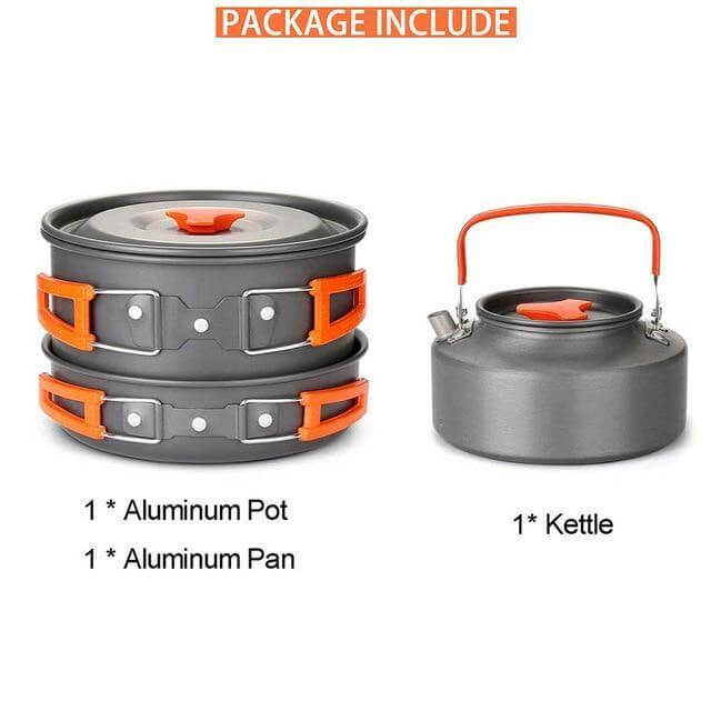 Spider X Camping Stove Set with Cookware | Stornfield