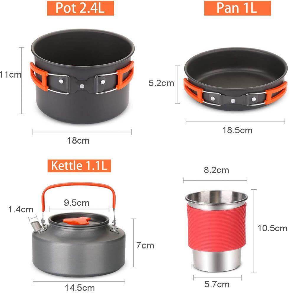 Spider X Camping Stove Set with Cookware | Stornfield