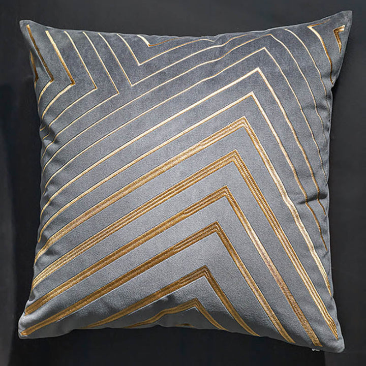 Stornfield | Luxury Gold Velvet Cushion Cover