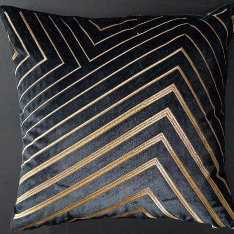 Stornfield | Luxury Gold Velvet Cushion Cover
