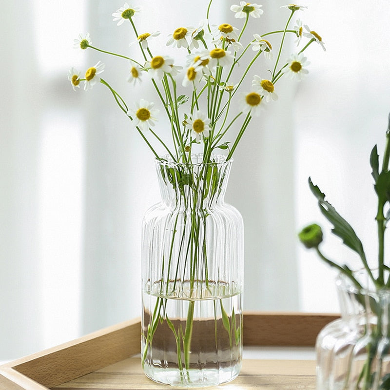 Stornfield | Petal-Textured Glass Accent and Vases