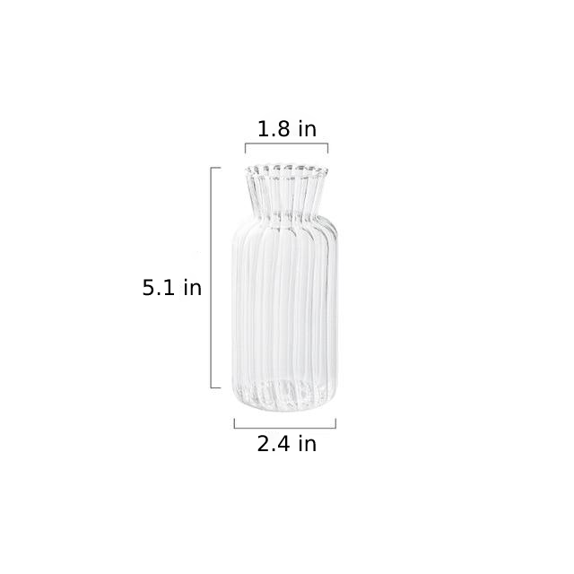 Stornfield | Petal-Textured Glass Accent and Vases