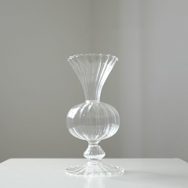 Stornfield | Petal-Textured Glass Accent and Vases