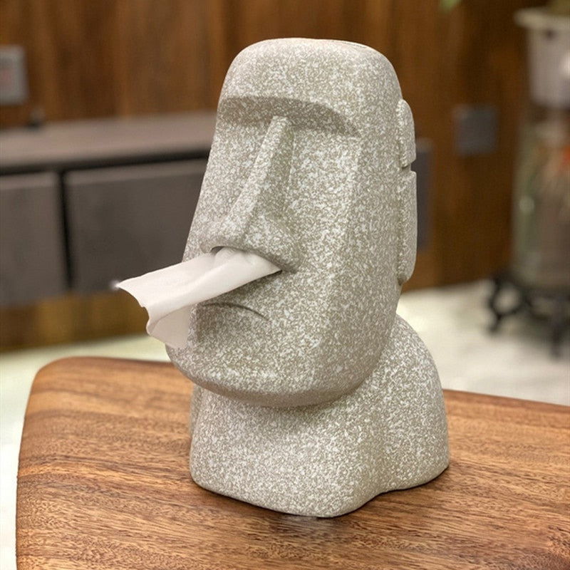 Stone Statue Tissue Box | Stornfield