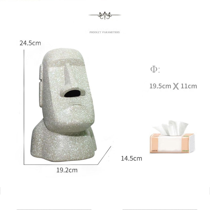 Stone Statue Tissue Box | Stornfield