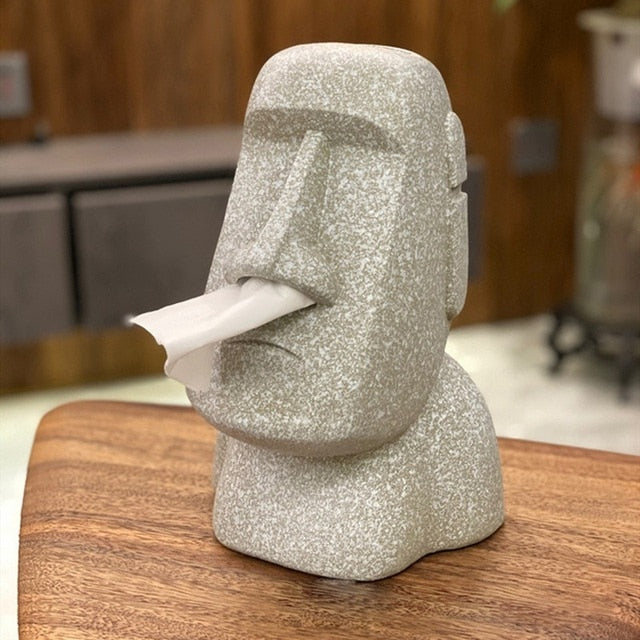 Stone Statue Tissue Box | Stornfield