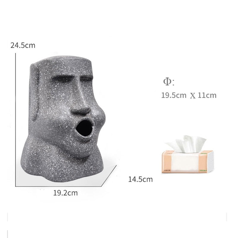 Stone Statue Tissue Box | Stornfield