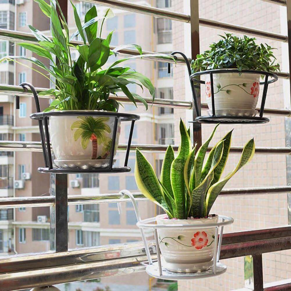 Iron Outdoor Hanging Baskets Flower Pot Holder | Stornfield