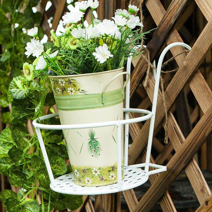 Iron Outdoor Hanging Baskets Flower Pot Holder | Stornfield