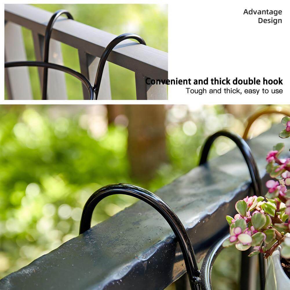 Iron Outdoor Hanging Baskets Flower Pot Holder | Stornfield