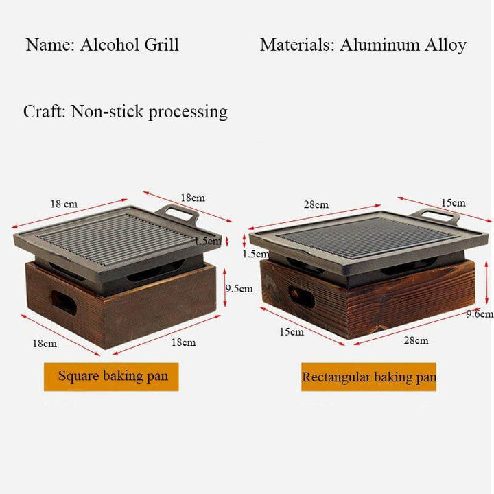 Smokeless Portable Japanese Non-Stick BBQ Grill | Stornfield