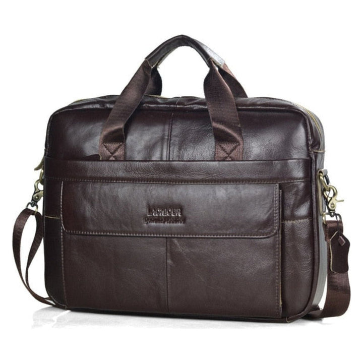 Karsten Bag - Genuine Leather Laptop Business Travel Bag | Stornfield